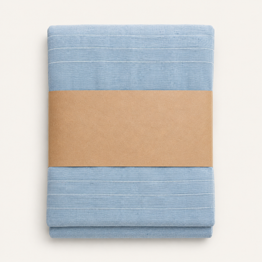 Colcha Multiusos Bambú Azul Claro 230 x 260 cm