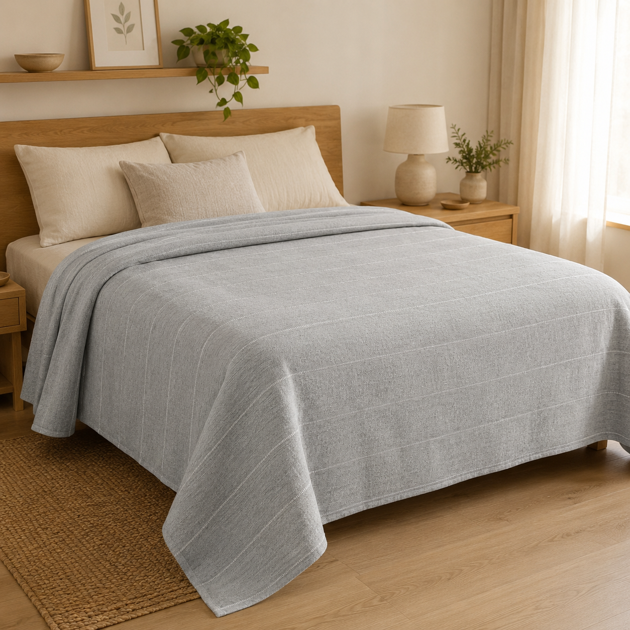 Colcha Multiusos Bambú 230 x 260 cm