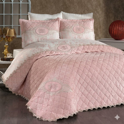 Colcha Acolchada Premium Marianna 3 Piezas – 260 × 260 cm