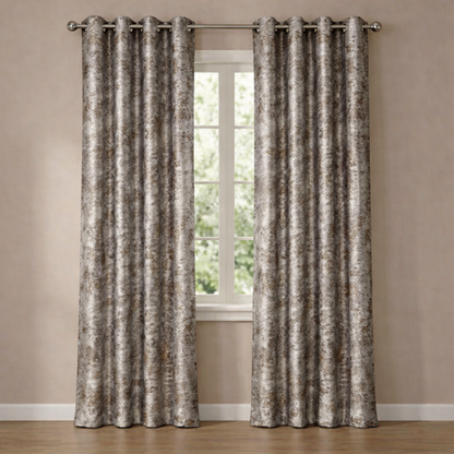 CORTINA MODELO DUNCAN 140 X 240 CM - COLOR MARRÓN PLATINO