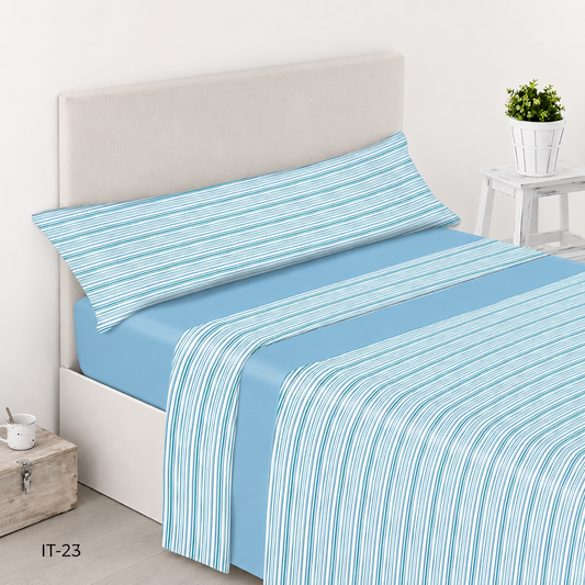 Jogo de Lençóis de Microfibra Extra Suave e Anti-Bolinhas – Disponível para Cama 90, 135 e 150
