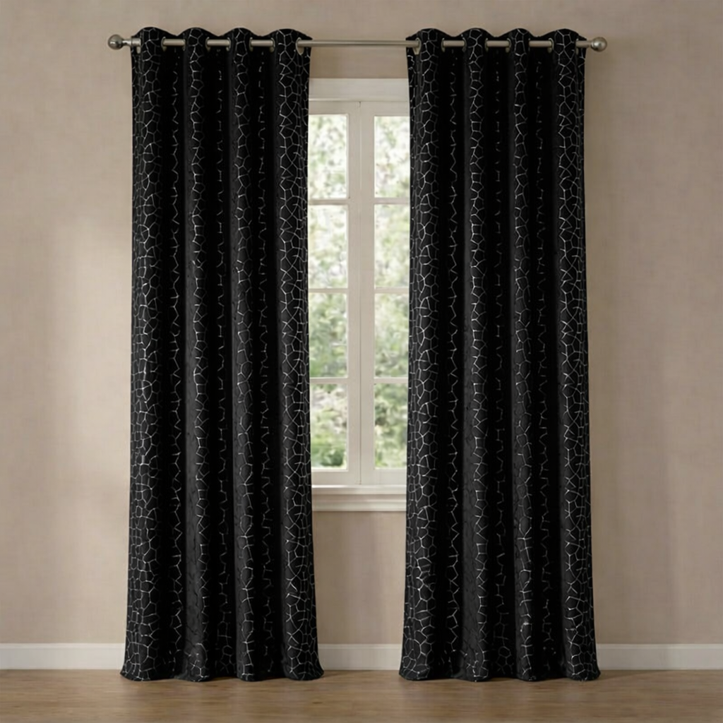 CORTINA MODELO JARVIS 140 X 240 CM - COLOR NEGRO