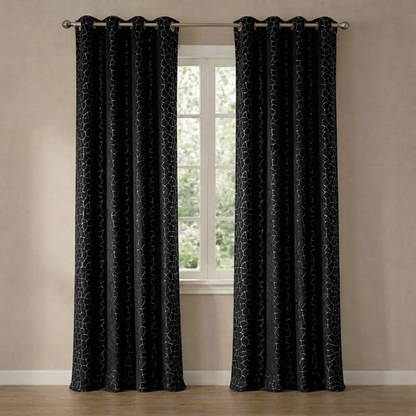 CORTINA MODELO JARVIS 140 X 240 CM - COLOR NEGRO