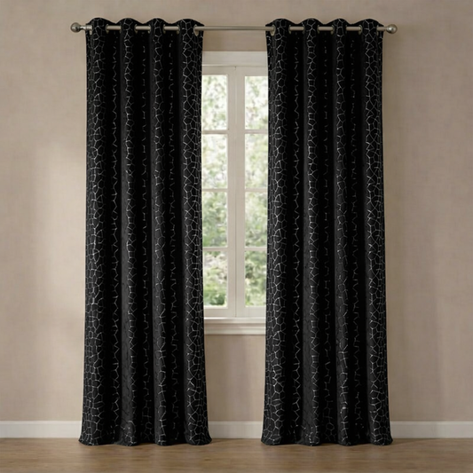 CORTINA MODELO JARVIS 140 X 240 CM - COLOR NEGRO