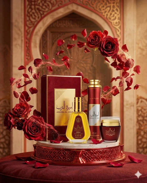 🌹Pack Completo Ameerat Al Arab Prive Rose – Ritual de Elegancia Árabe 🌹