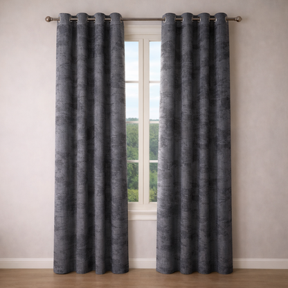 CORTINA JACQUARD MODELO SPEZIA 140 x 240 CM – COLOR GRIS
