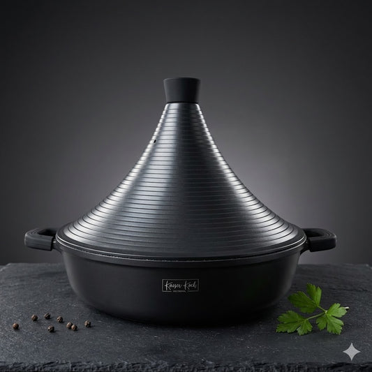 Tajine de 32 cm Antiadherente para Cocina Lenta | Apto para Inducción, Gas, Vitro y Más