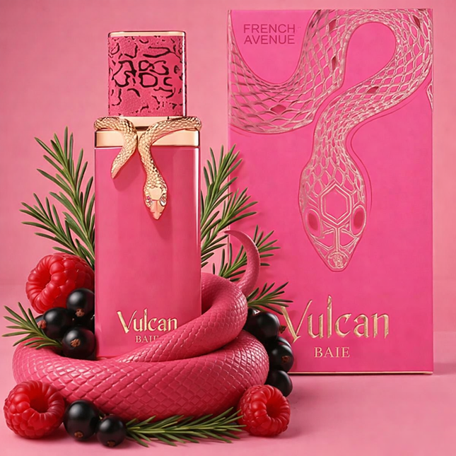 Vulcan Baie da French Avenue Eau de Parfum 100 ml – Frutado, vibrante e com um toque viciante