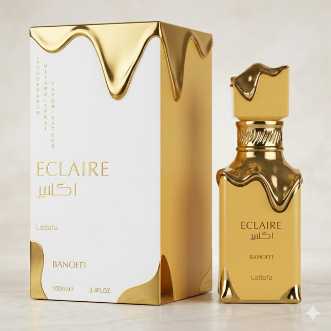 Éclaire de Lattafa Perfumes – Doçura cremosa e elegante com um toque irresistível