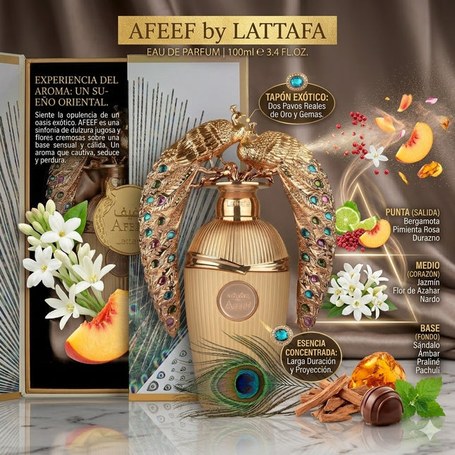 AFEEF by LATTAFA Perfumes - Majestosa Elegância Oriental