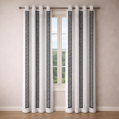 PACK X2 CORTINA VOILE MODELO VSC 140 x 240 CM