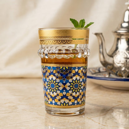 Pack 12 Vasos de Té Verde Estilo Fesi - Marruecos