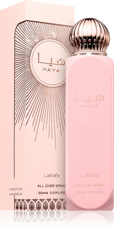 🌸 Spray Corporal Perfumado Lattafa Haya 150 ml – Floral Frutal Limpio y Femenino
