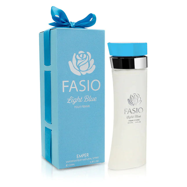 FASIO LIGHT BLUE FASIO Para mulher EMPER Perfumes - Majestic Oriental Elegance
