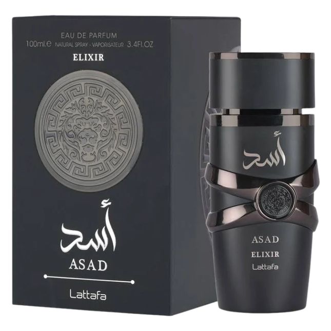 Asad Elixir da Lattafa Perfumes – Intensidade masculina com alma oriental