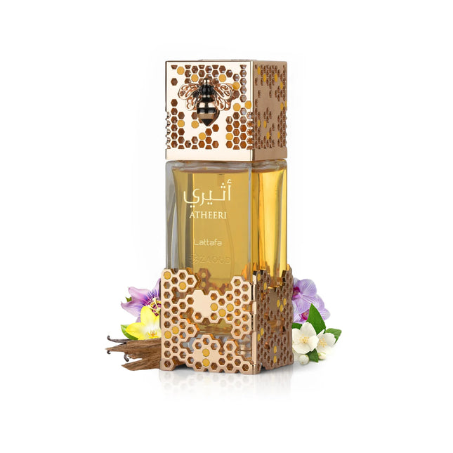 🌸 Atheeri de Lattafa – Eau de Parfum 100ml | Perfume Árabe Floral Gourmand Unisex
