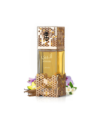 🌸 Atheeri de Lattafa – Eau de Parfum 100ml | Perfume Árabe Floral Gourmand Unisex