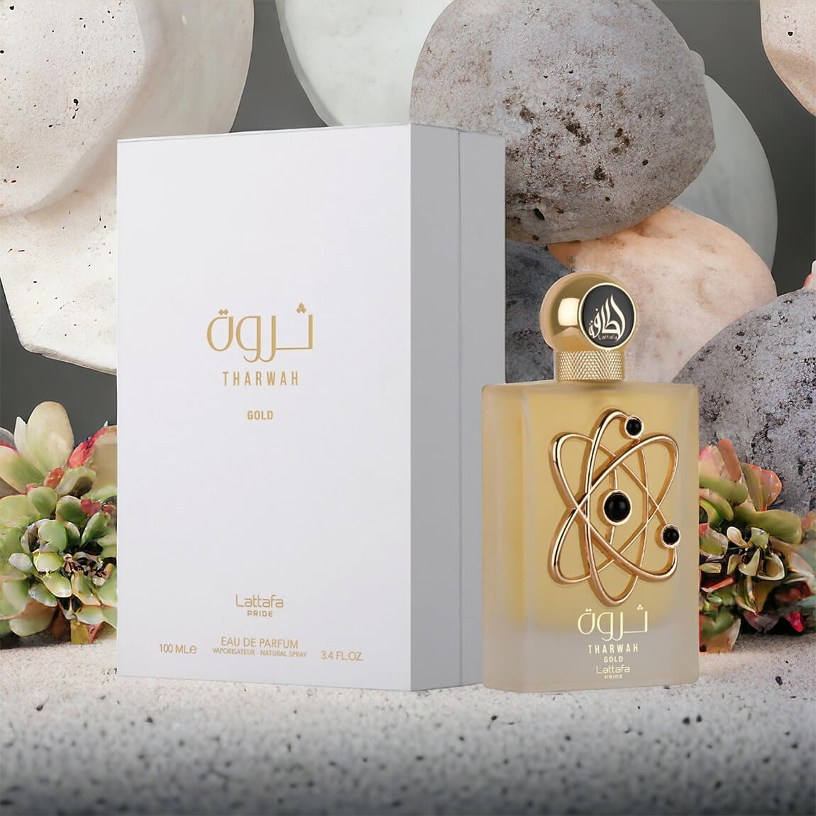 🌟 Tharwah Gold – Lattafa Pride | Eau de Parfum 100ml