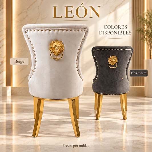Silla Leon · Colores disponibles · Precio por unidad