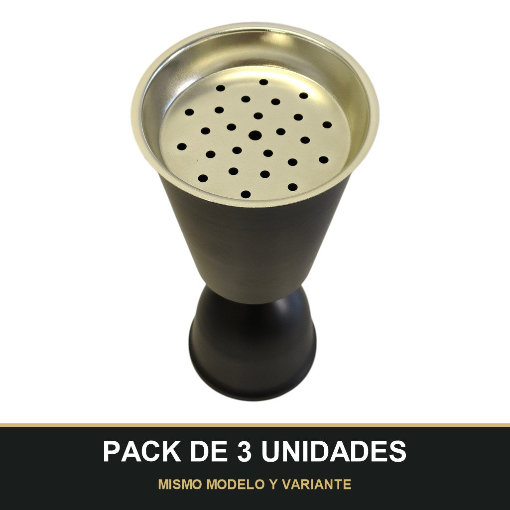 PACK DE 3 UNIDADES — Quemador de Incienso Árabe Negro y Plateado — Diseño Moderno y Minimalista. MISMO MODELO Y VARIANTE