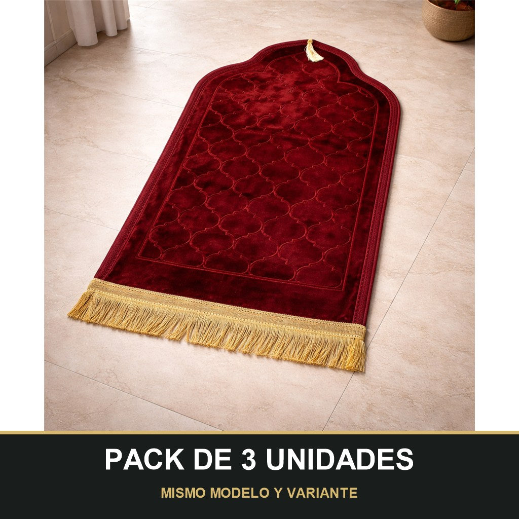 PACK DE 3 UNIDADES — Sajjada pequeña. MISMO MODELO Y VARIANTE