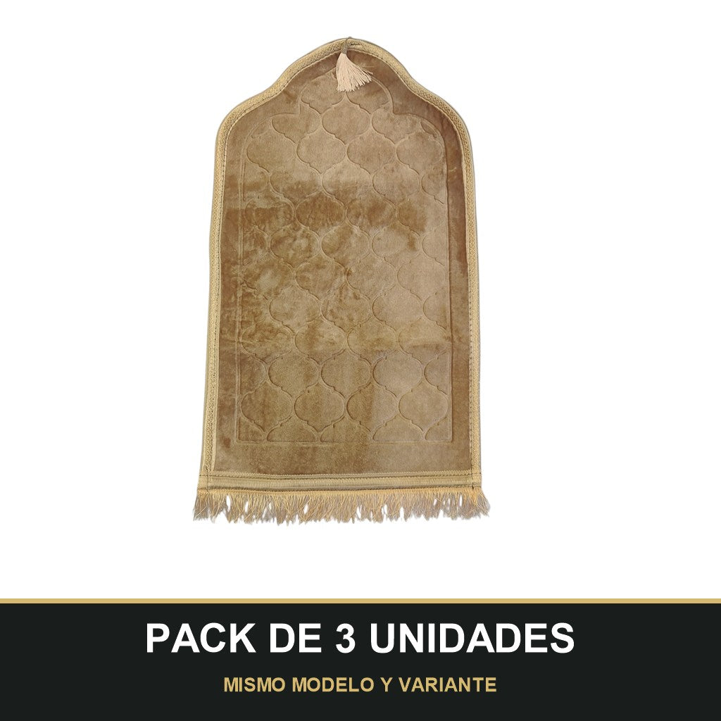 PACK DE 3 UNIDADES — Sajjada pequeña. MISMO MODELO Y VARIANTE