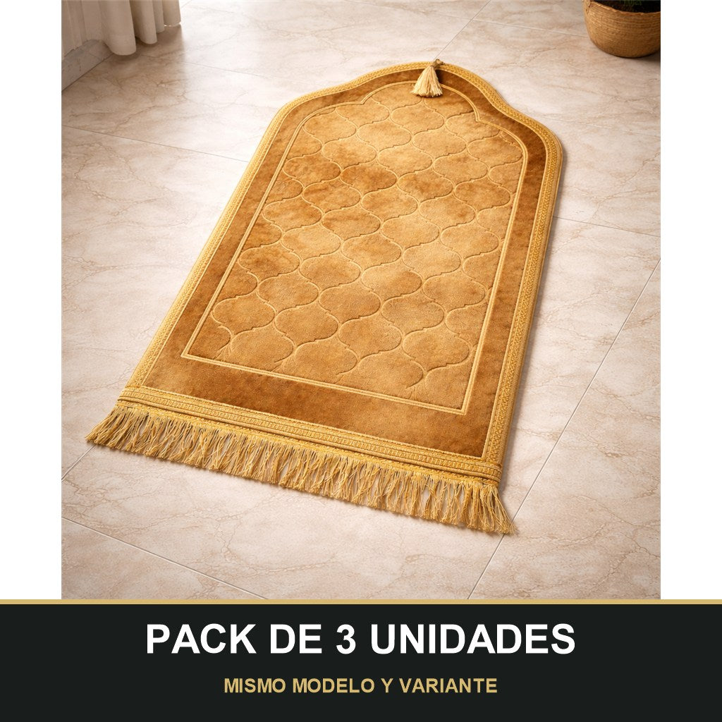 PACK DE 3 UNIDADES — Sajjada pequeña. MISMO MODELO Y VARIANTE