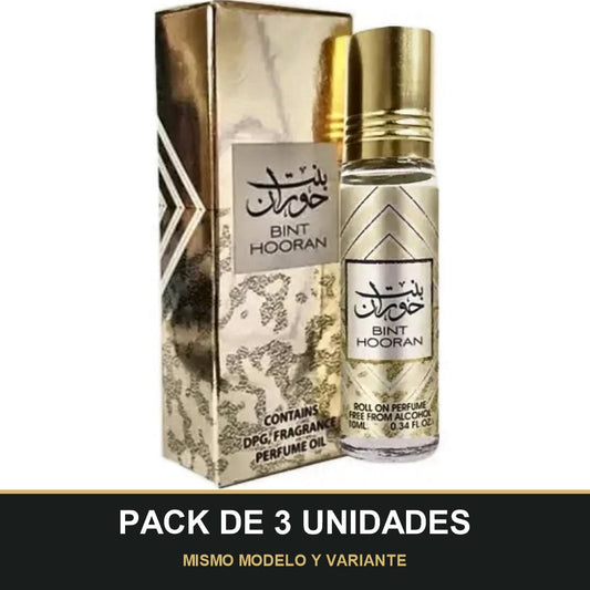 PACK DE 3 UNIDADES — Aceite de perfume Bint Hooran Roll-on de Ard Al Zaafaran · 10 ml. MISMO MODELO Y VARIANTE