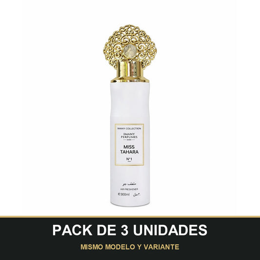PACK DE 3 UNIDADES — Ambientador Miss Tahara de Imany · 300 ml. MISMO MODELO Y VARIANTE