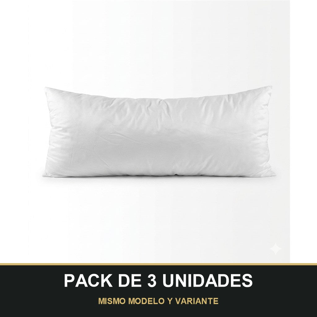PACK DE 3 UNIDADES — Almohada de Fibra Luitex La Ardilla para Cama de 70/90/135/150 cm. MISMO MODELO Y VARIANTE