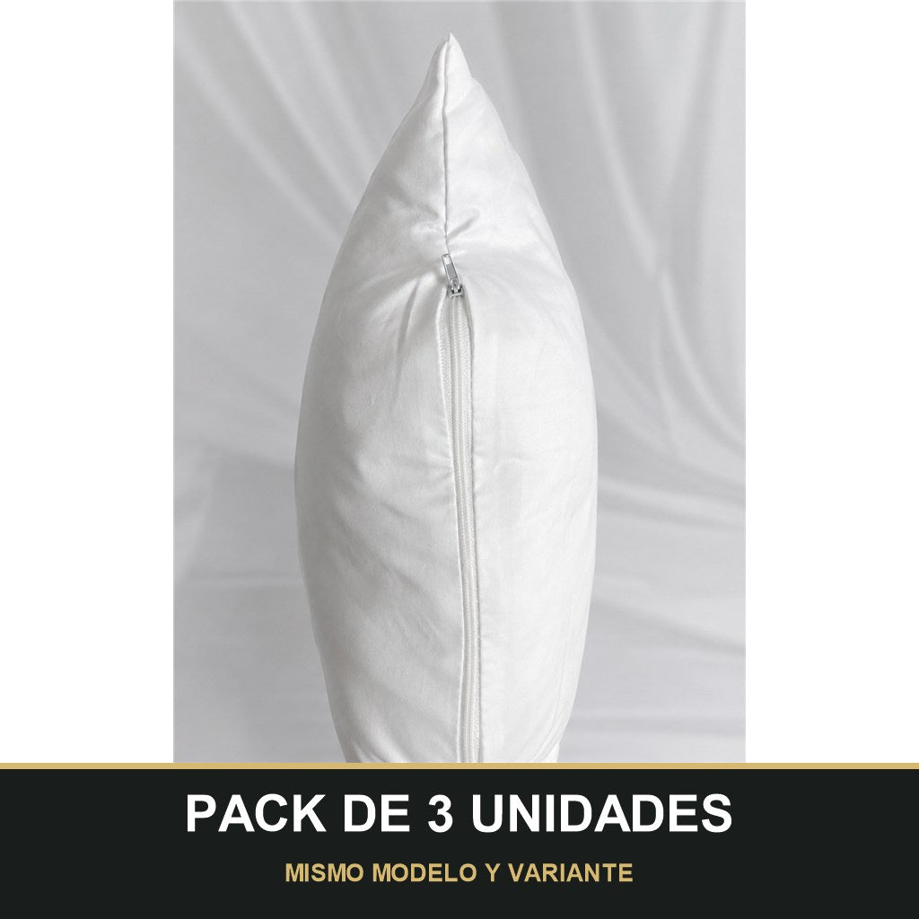 PACK DE 3 UNIDADES — Almohada de Fibra Luitex La Ardilla para Cama de 70/90/135/150 cm. MISMO MODELO Y VARIANTE