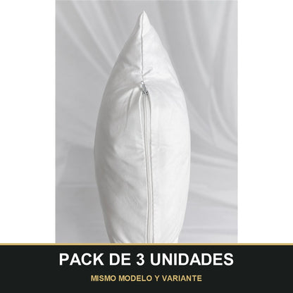 PACK DE 3 UNIDADES — Almohada de Fibra Luitex La Ardilla para Cama de 70/90/135/150 cm. MISMO MODELO Y VARIANTE