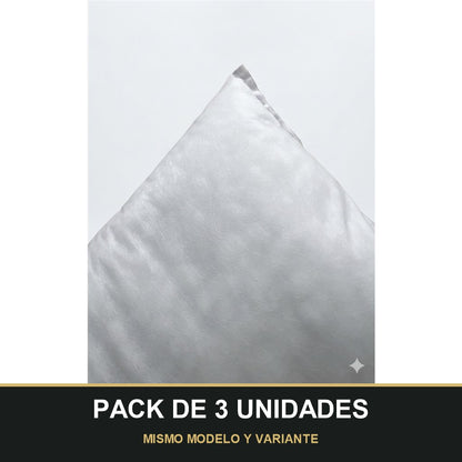 PACK DE 3 UNIDADES — Relleno de Cojín Nube 70x50 cm – Fibra Hueca Lavable e Indeformable. MISMO MODELO Y VARIANTE