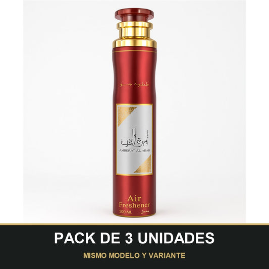PACK DE 3 UNIDADES — Ambientador Ameerat al Arab de Lattafa · 300 ml. MISMO MODELO Y VARIANTE