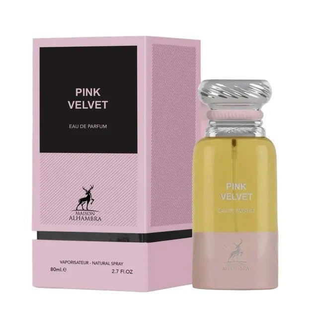 Pink Velvet – Eau de Parfum 80 ml | Suave, Femenino y Elegante (Maison Alhambra)