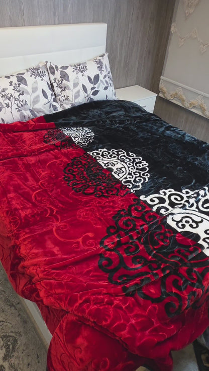 🛏️ Manta Premium LIXOURI Embossed 2 Ply – Extra Suave y Elegante (200 x 240 cm)