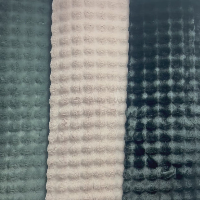 Alfombra suave de piel conejo DISEÑO 3D  NEGRO/GRIS/ROSA/BEIG 200x280