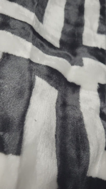 Manta Súper Suave 2-Ply ALZALUX 220×240 cm – 3,5 kg (4 colores) - NEGRO