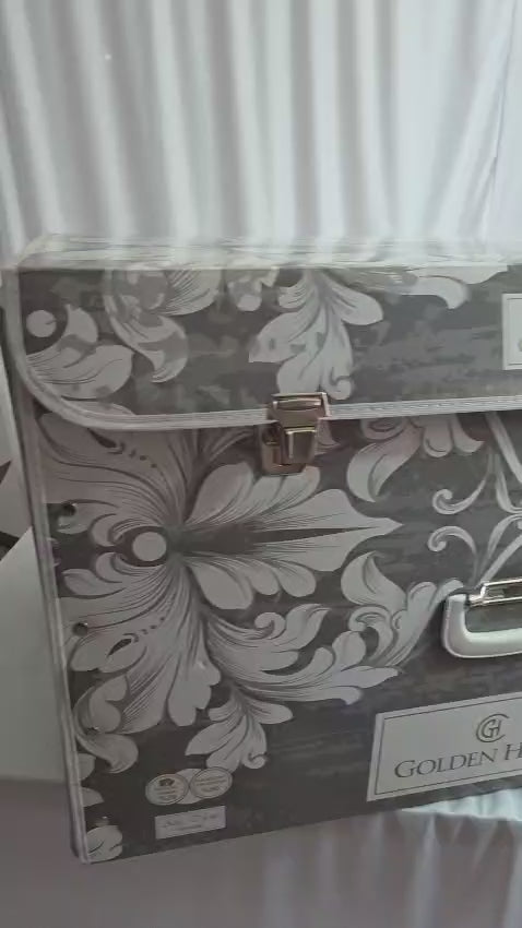 Juego de Cama para Ajuar "Gabriella" – Lujo y Distinción para tu Dormitorio - COLOR AZUL