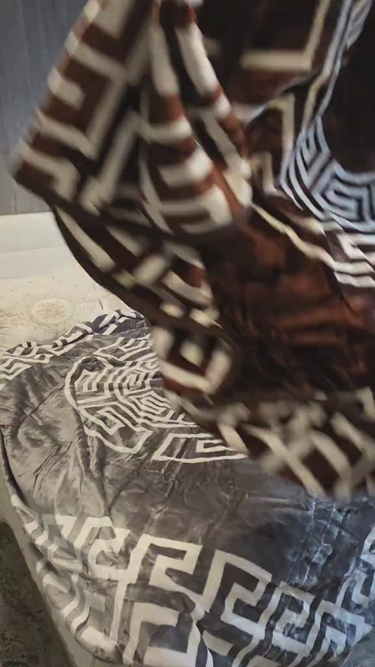 Manta Súper Suave 2-Ply ALZALUX 220×240 cm – 3,5 kg (4 colores) - COFFEE