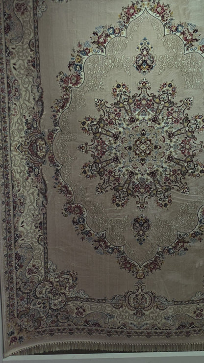 Alfombra Diseño Turca Beig con Detalles en Beig – Tono Neutro y Elegante