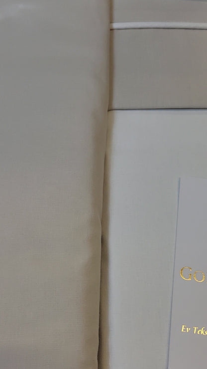 Juego de Cama "Armoni" – Suavidad y Elegancia en Algodón Premium - COLOR BEIGE