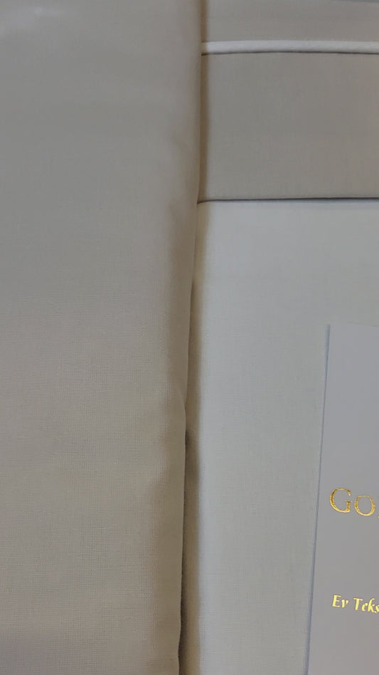 Juego de Cama "Armoni" – Suavidad y Elegancia en Algodón Premium - COLOR BEIGE