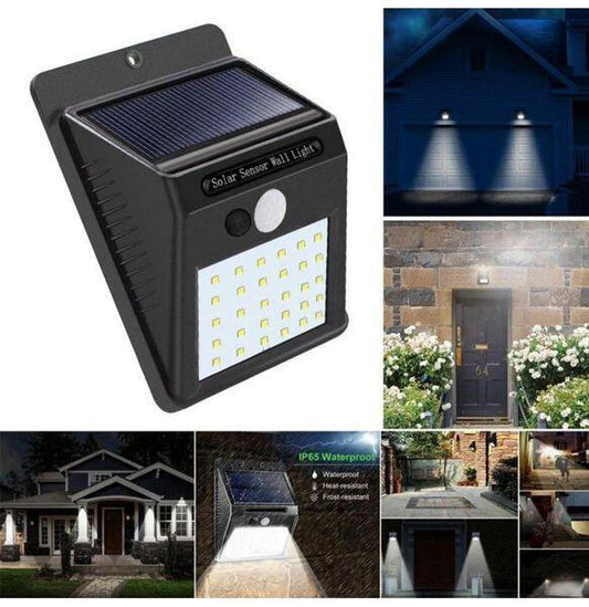 PACK DE 3 FOCOS SOLARES SENSOR LED-30