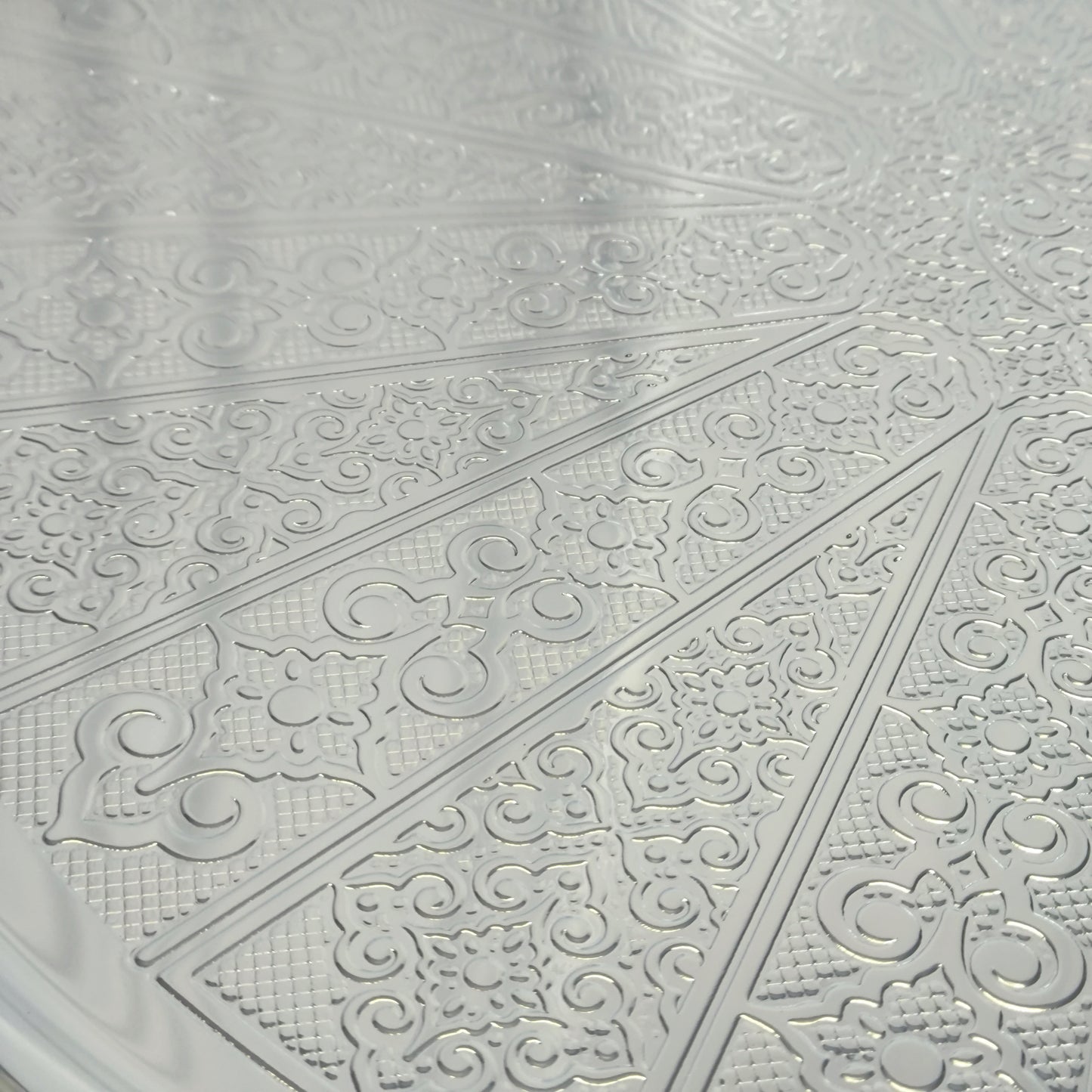 Bandeja Decorativa Redonda plateada con Patas – 45cm DIÁMETRO | Bandeja Elegante para Servir y Decorar