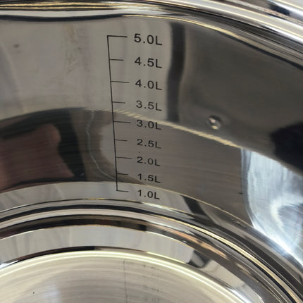 🥘 Bateria de Cozinha Premium de Aço Inoxidável com Controlo de Temperatura – 9 Peças