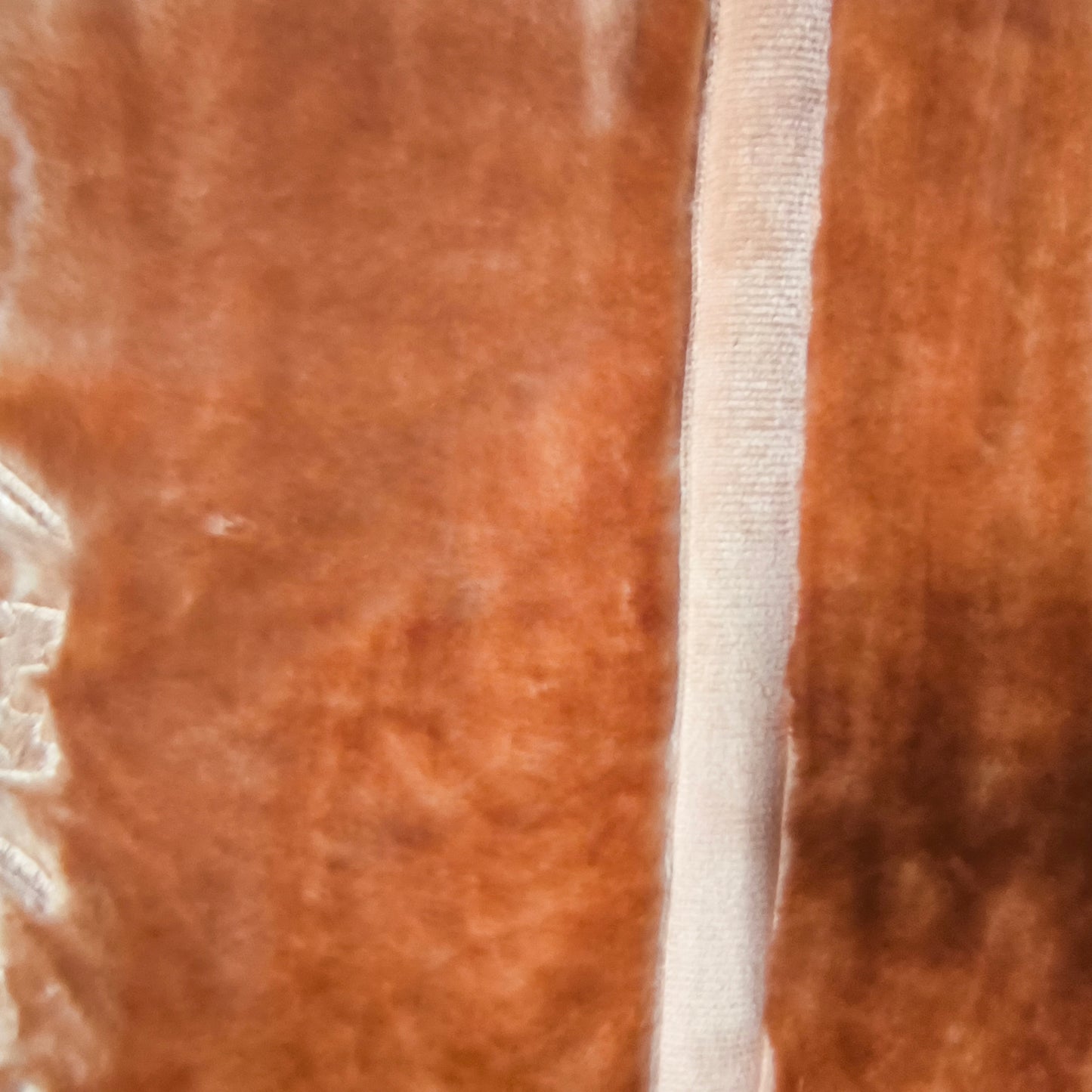 Manta de Felpa Color naranja con flores  - Extra Suave y Cálida para Invierno (200x230 cm, 4,5 kg)