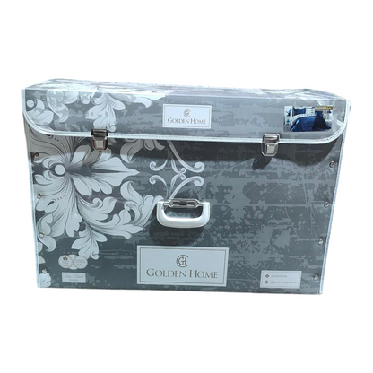 Juego de Cama para Ajuar "Gabriella" – Lujo y Distinción para tu Dormitorio - COLOR AZUL