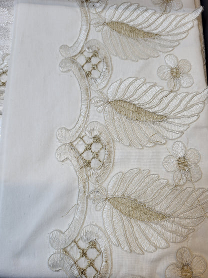 Juego de Cama para Novias "Enjoy" – Elegancia y Confort para un Dormitorio Sofisticado - COLOR CREMA