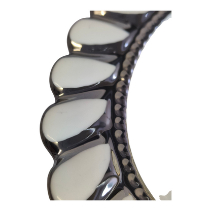 Soporte de 2 Niveles en Forma de Corazón Plateado — Bandejas Elegantes para Postres y Decoración